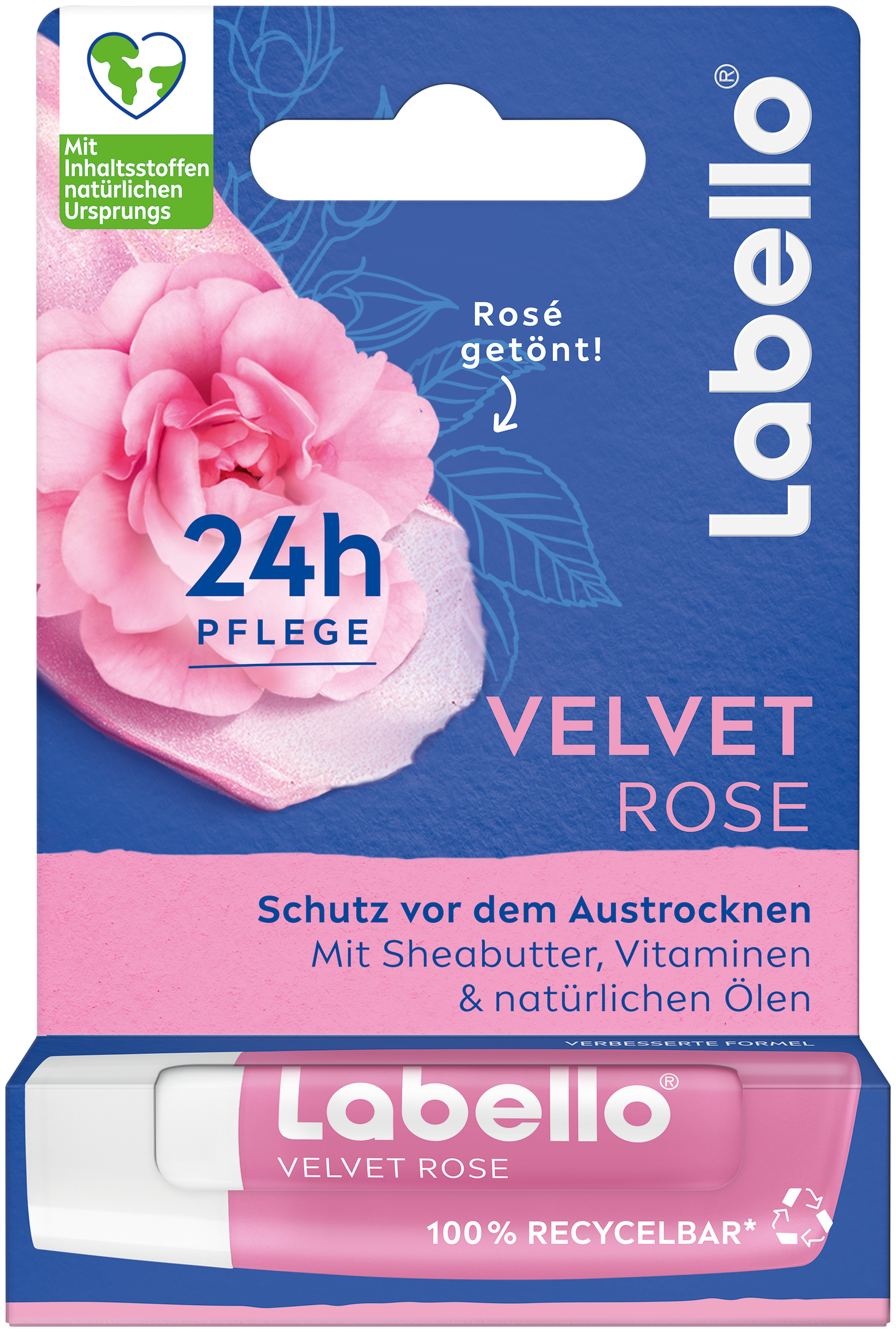Labello Stick Velvet Rose Stick 4.8 g