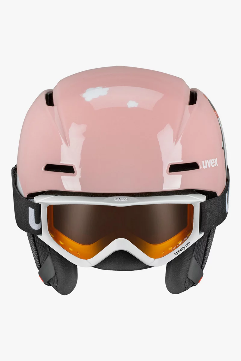 uvex viti Kinder Skihelm + Brille