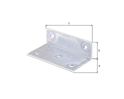 Groothoekbeugel 40x25x75 mm sendzimir verzinkt 1 stuk