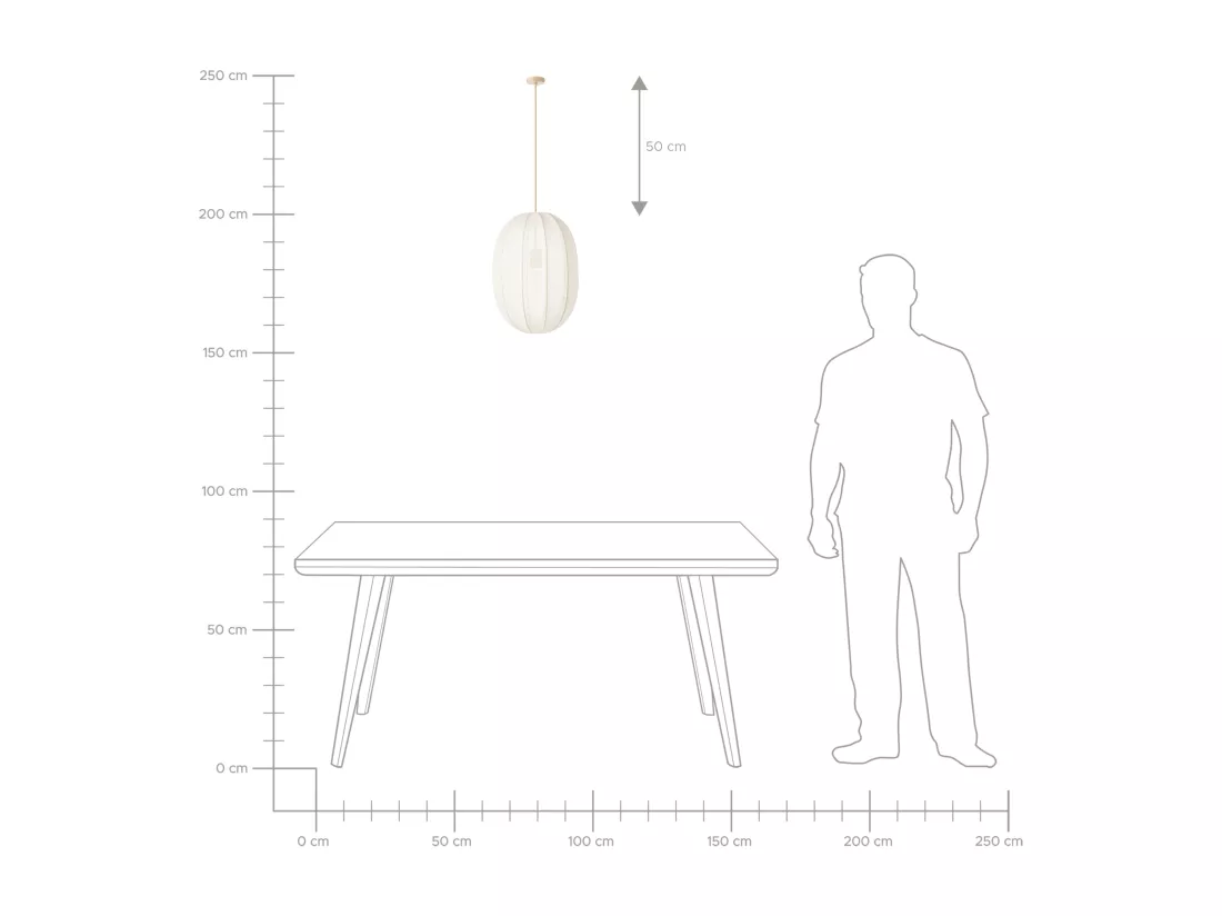 Lampe suspension PADAMO Blanc