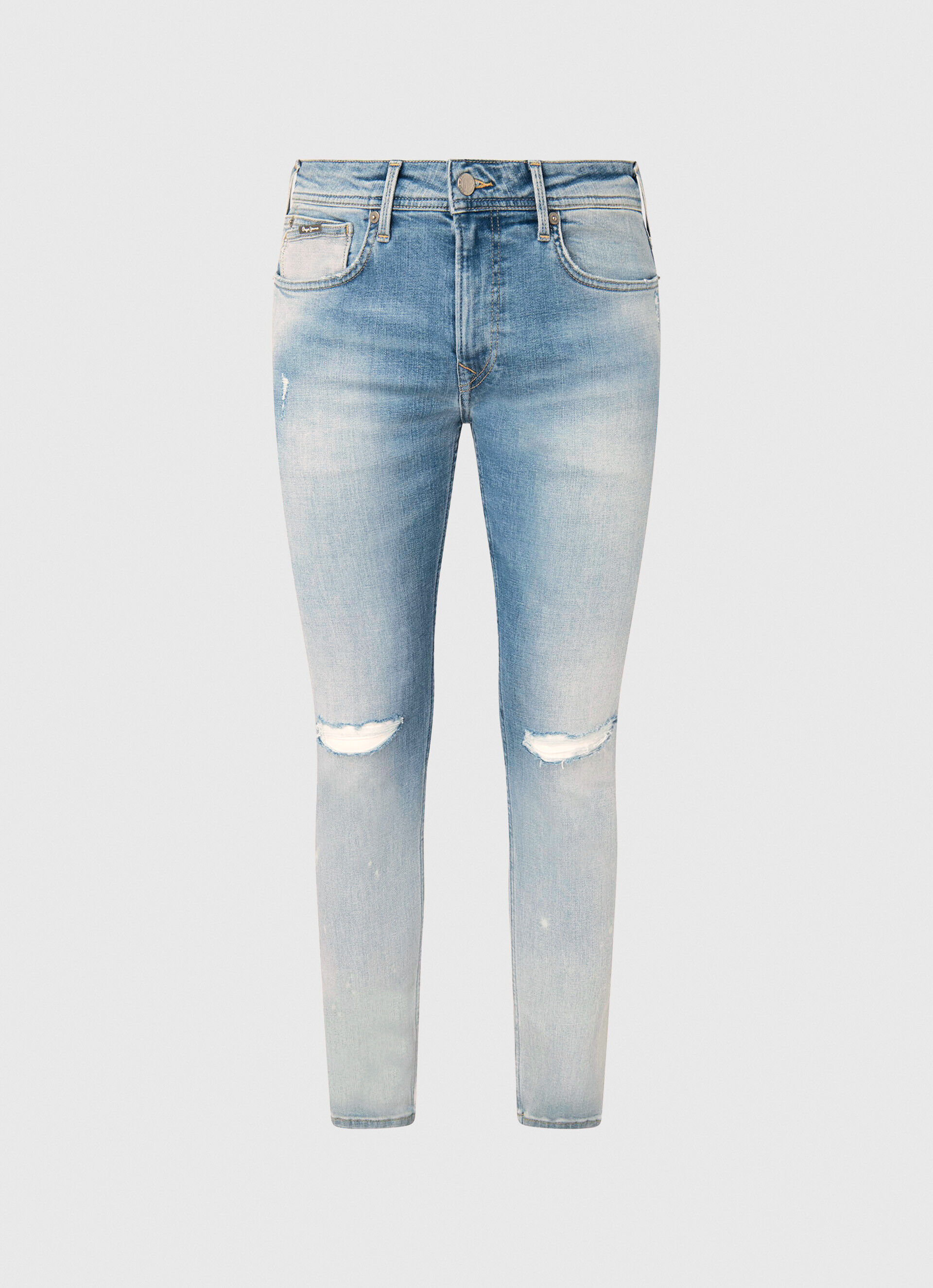 Calça jeans Hatch Regular Slim de cintura média - jeans