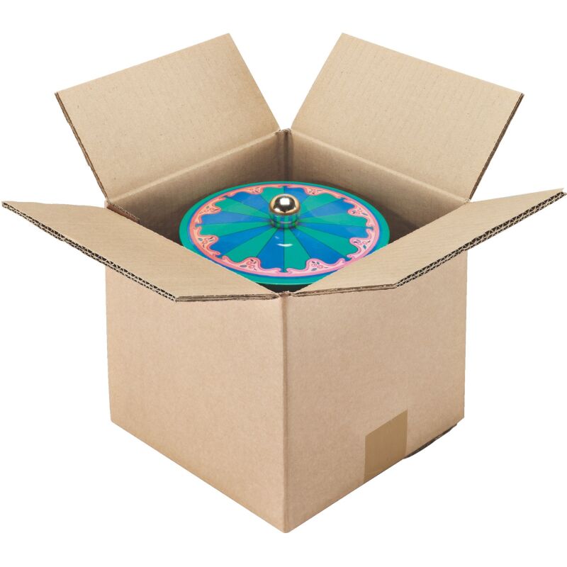 Carton Caisse américaine kraft brun double cannelure L 20 x l 20 x H 20 cm