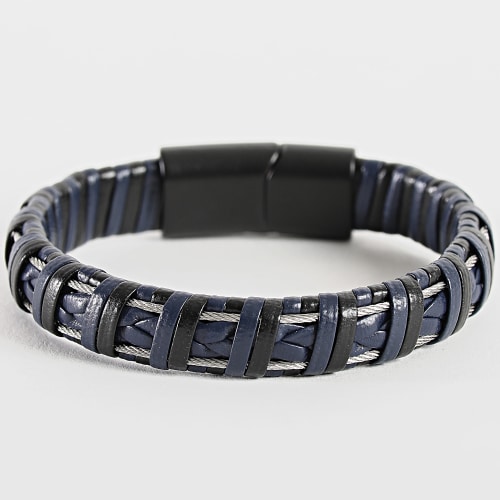 Bracelet Noir Bleu Marine