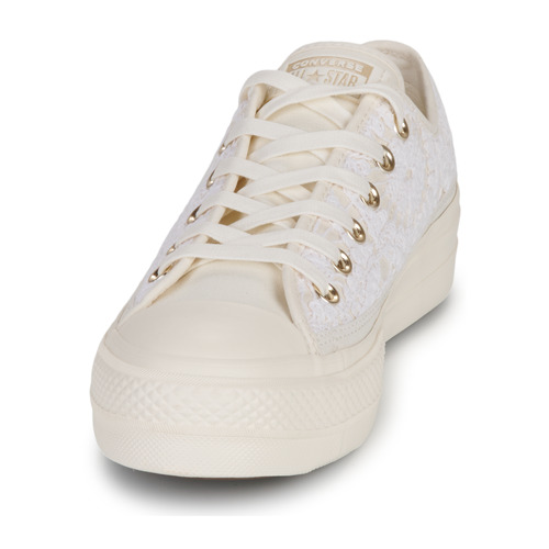 Converse - CHUCK TAYLOR ALL STAR LIFT-WHITE/EGRET/EGRET - Blanc