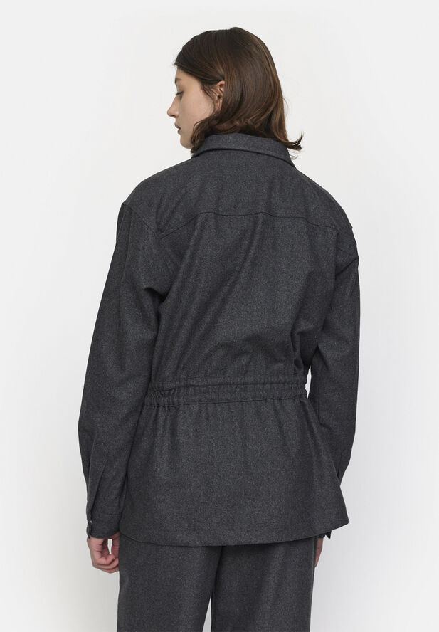 esmé studios ESBez Wool Jacket GRS Gray melange