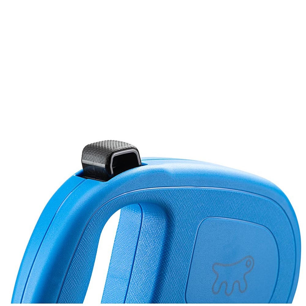 Laisse extensible pour grands chiens flippy one cord l , cordon rétractable 5 m, max 35 kg, bleu