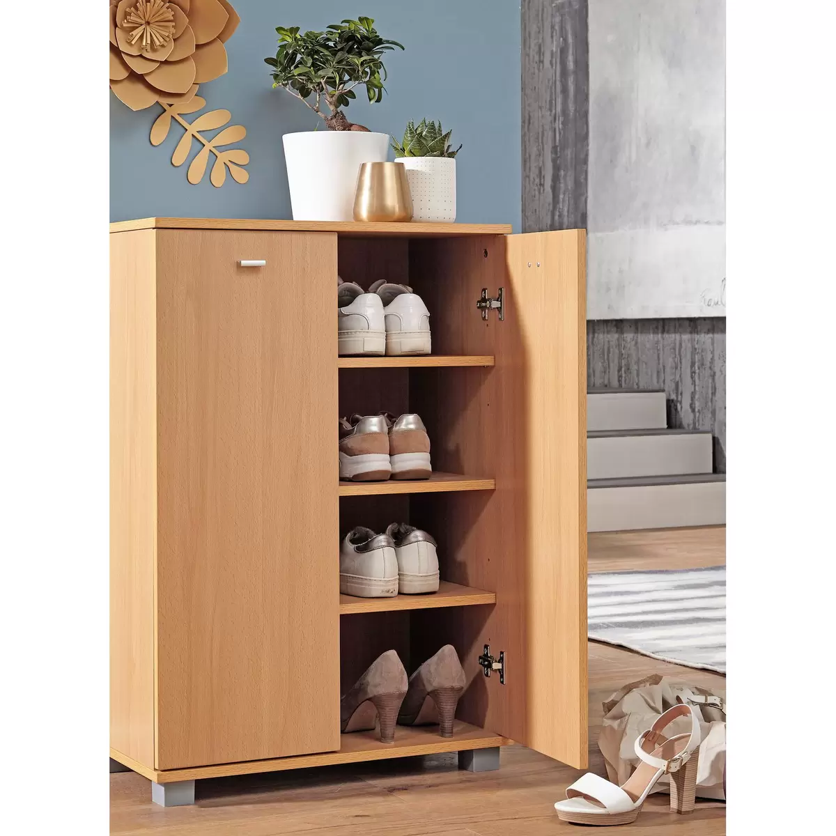 Schuhschrank Murcia Braun