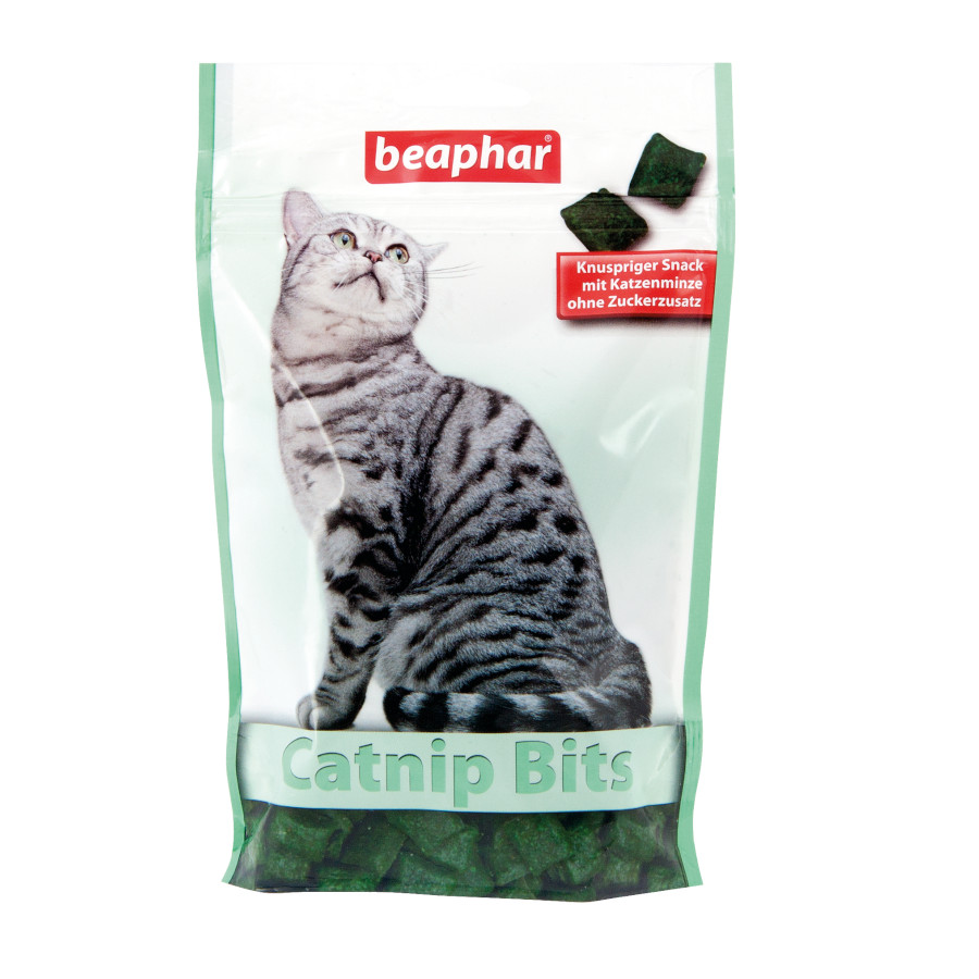 Petiscos de erva-de-gato Beaphar para gatos