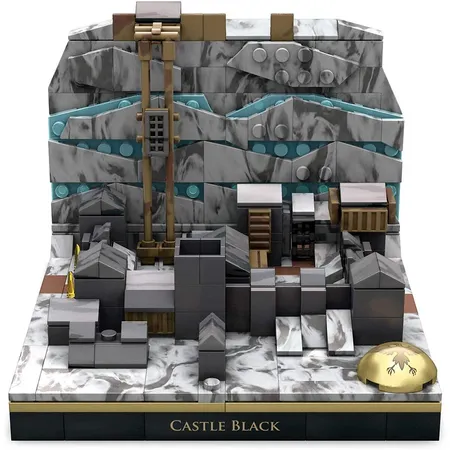 Mattel Mega Construx Game of Thrones Die Schwarze Festung, Bauset, Bausteine