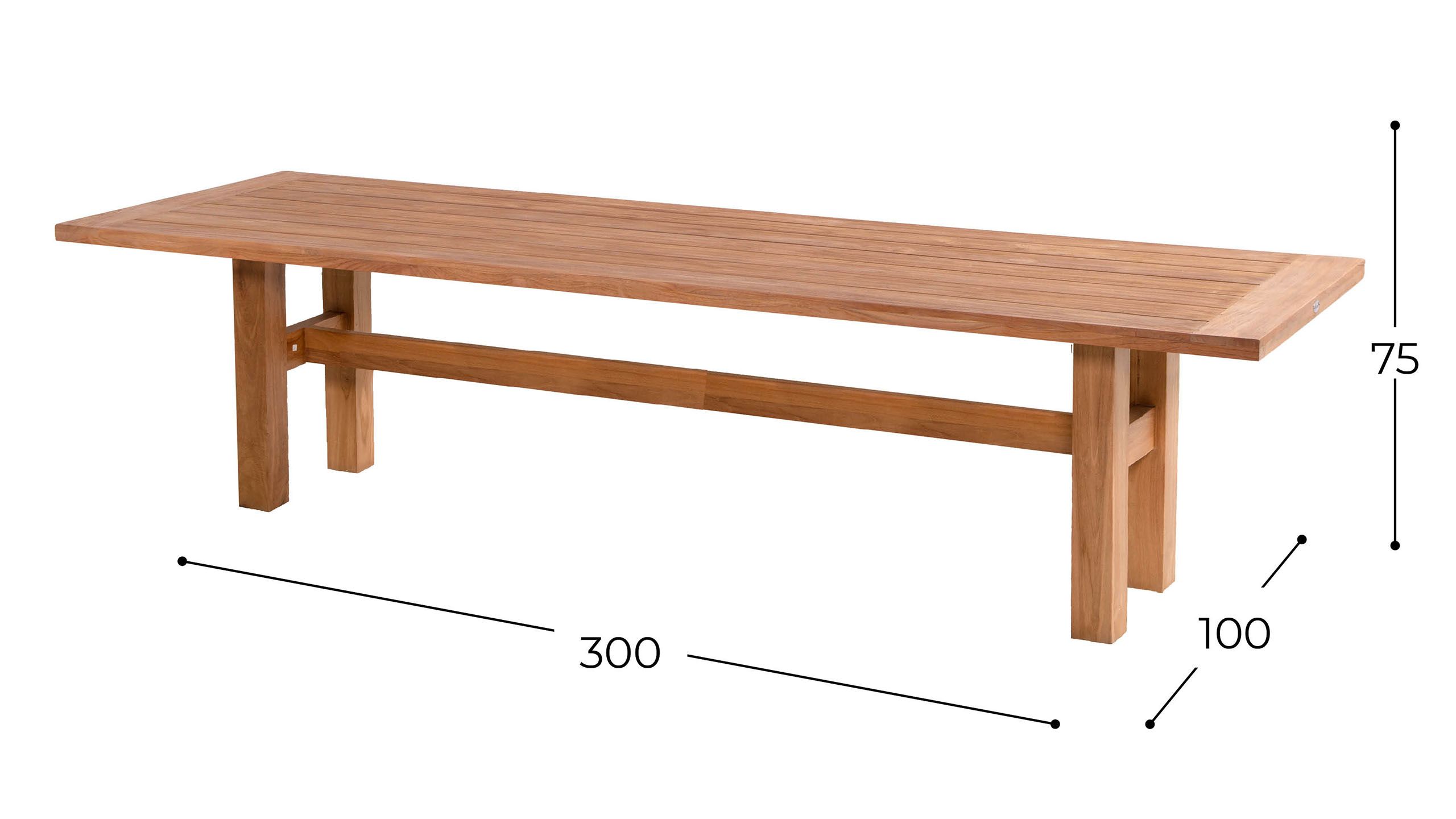 Tuintafel 53.574.000 Sophie Yasmani B300 x D100 x H76 cm