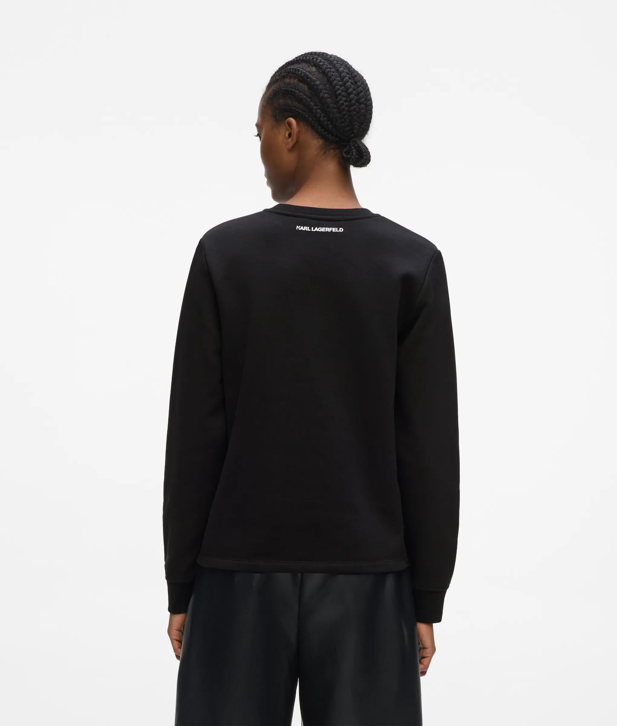 Handtekening nep parel zoom sweatshirt