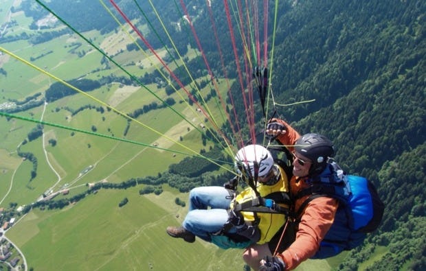 Tandemflug Marktoberdorf - Gleitschirm fliegen