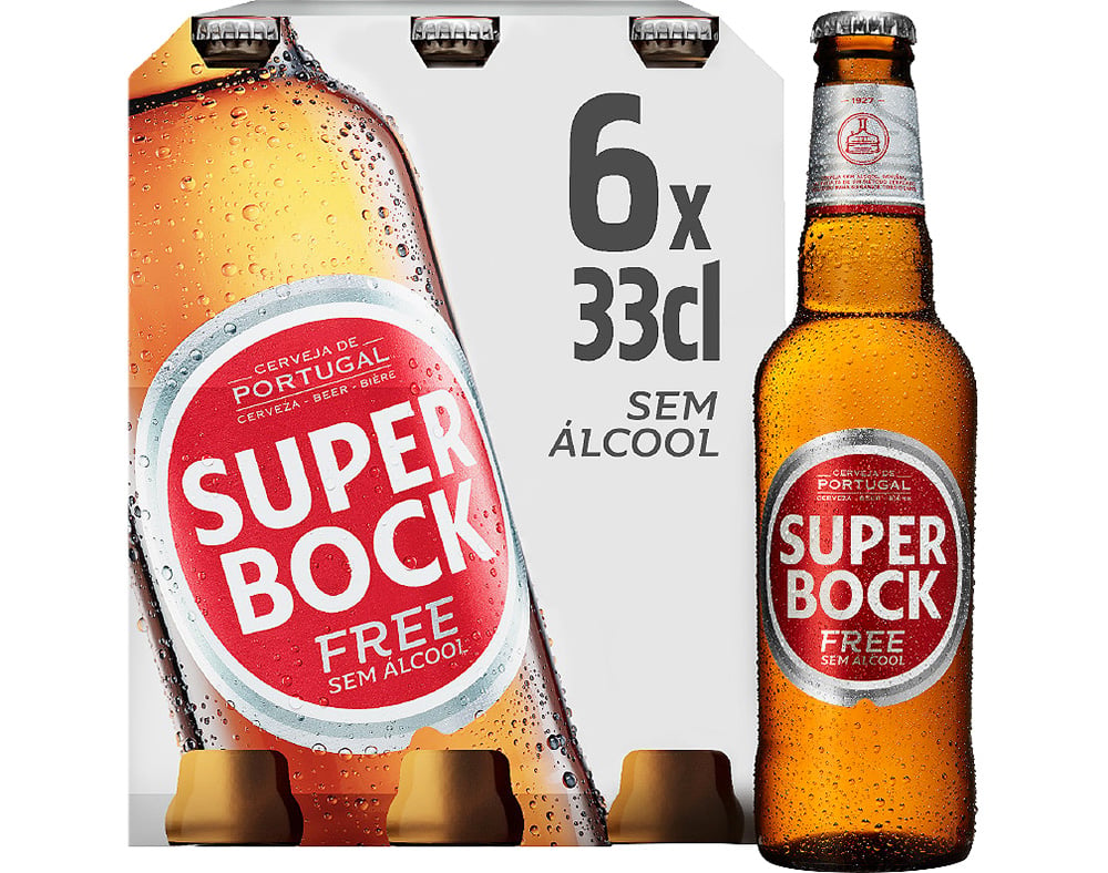 CERVEJA SUPER BOCK SEM ÁLCOOL 6X0.33L