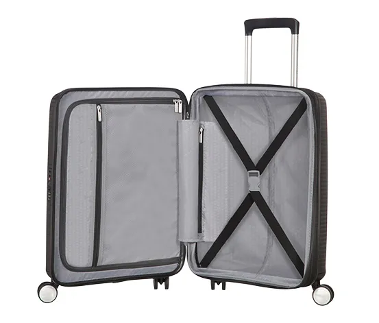 American Tourister Hartschalen-Koffer »Soundbox« Spinner 55/20 TSA EXP, bass black