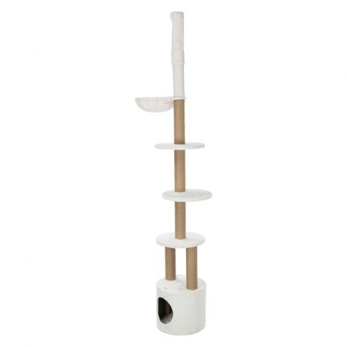 Arranhador grande para gatos, branco