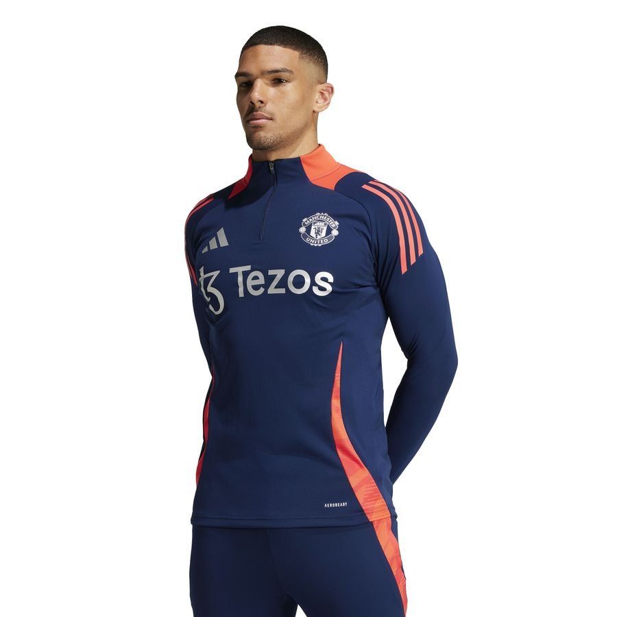 Manchester United Maillot d'Entraînement Tiro 24 - Bleu/Rouge
