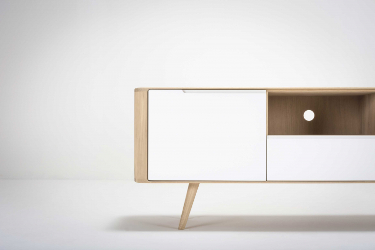 Gazzda Ena dressoir tv-meubel twee 160x42 naturel