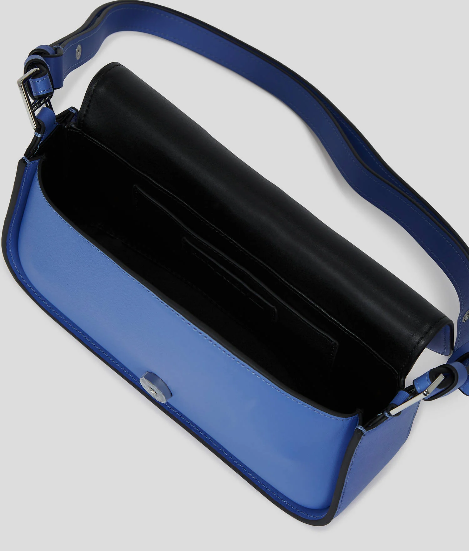 SAC BANDOULIÈRE DEUX EN UN K/SIGNATURE - Ultramarine