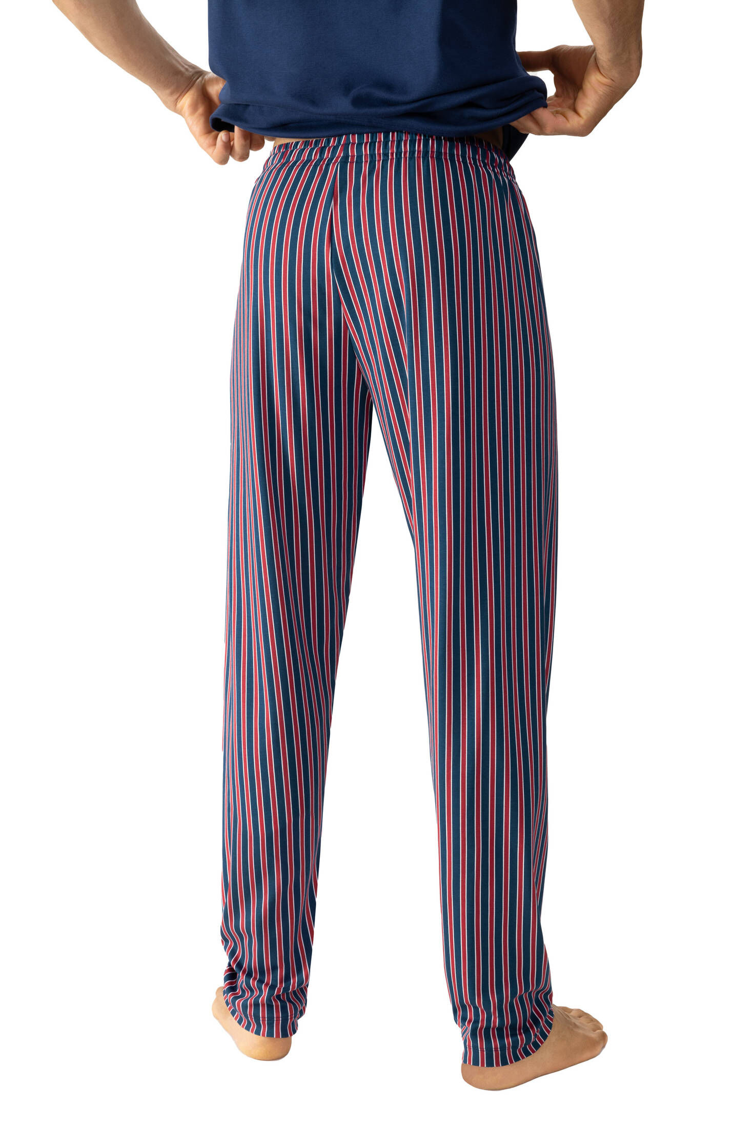 mey| Herren Hose lang Serie Graphic Stripes
