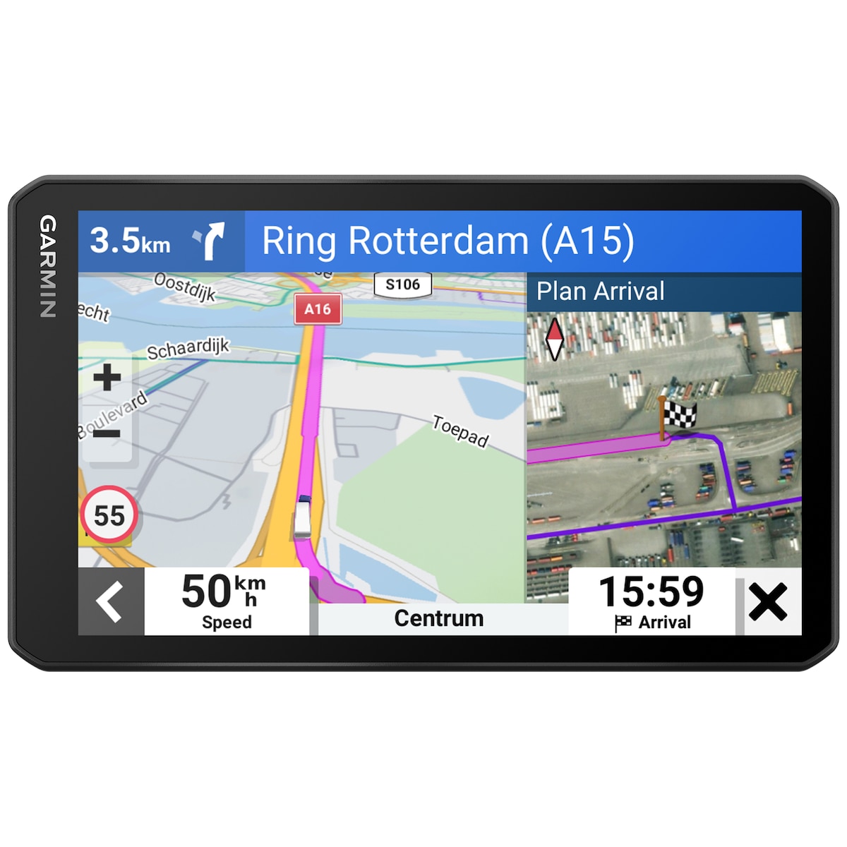 Garmin dēzl LGV710 GPS for lastebiler