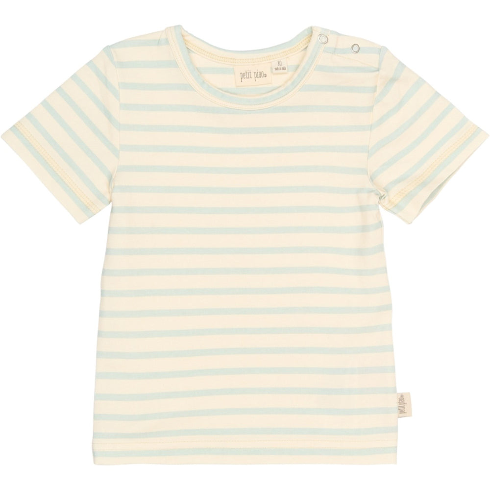 Køb Petit Piao Winter Sky Striped Ppsun S_S Tee