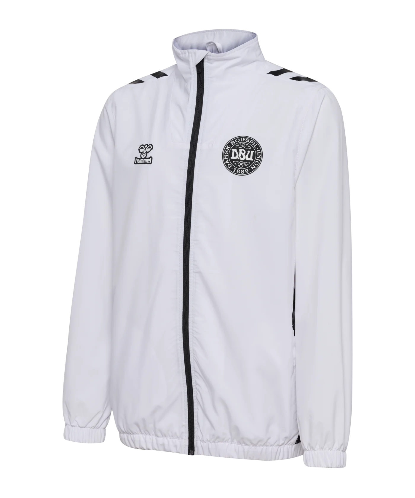 Hummel Dänemark Prematch Jacke 2024 Kids Weiss F9001