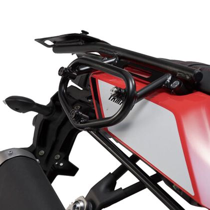 Sacoches cavalières SW-MOTECH SysBag WP M/S (17-23 litres/12-16 litres) complet avec support - Noir