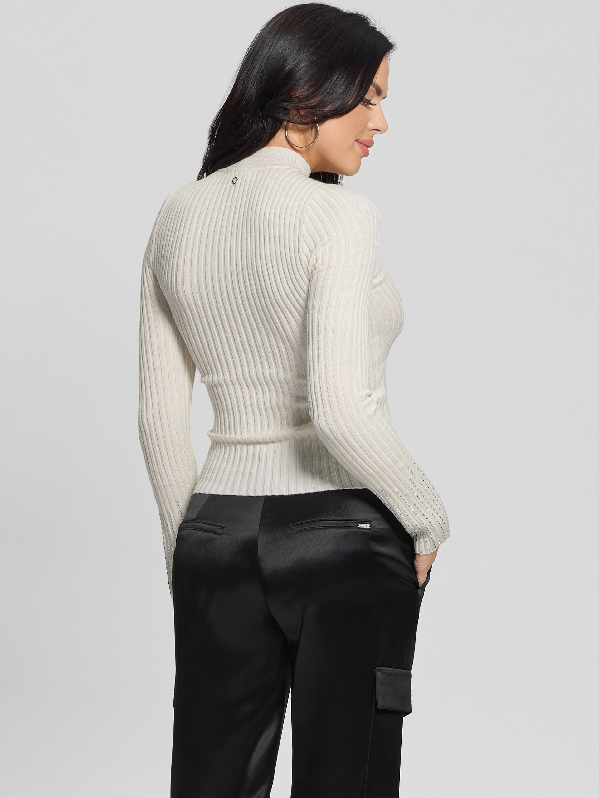 Blusa de malha Alice com strass
