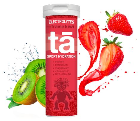 Boisson Electrolytes Tā Energy Fraise/Kiwi - 12 pastilles
