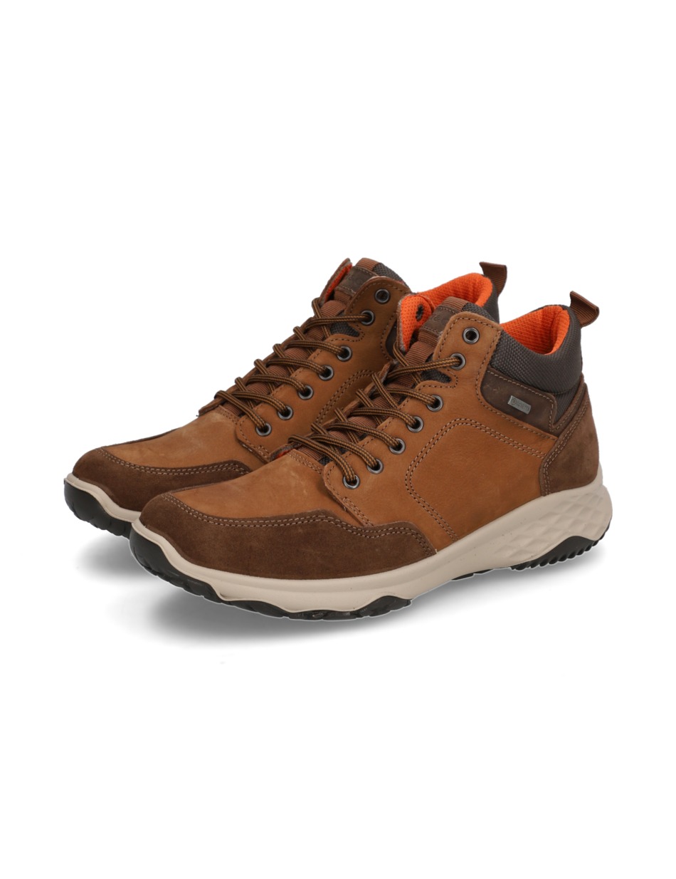 Lederkombination Sneaker Mid Cut