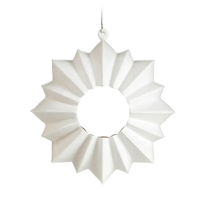 Kähler Design - Stella Teelichthalter hängend Ø 13,5 cm, weiss