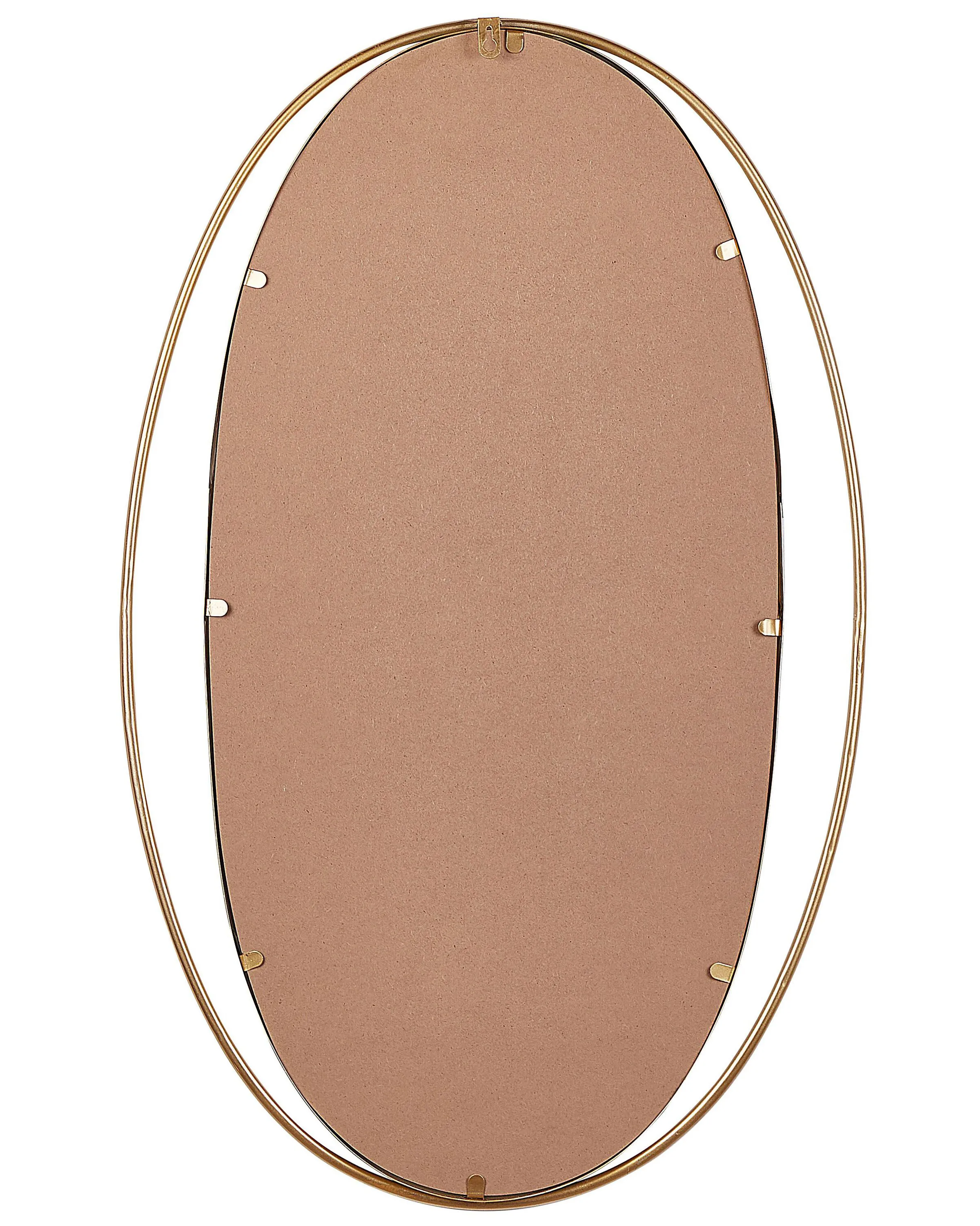 Wandspiegel BESSON 55 cm 90 cm Metaal Goud