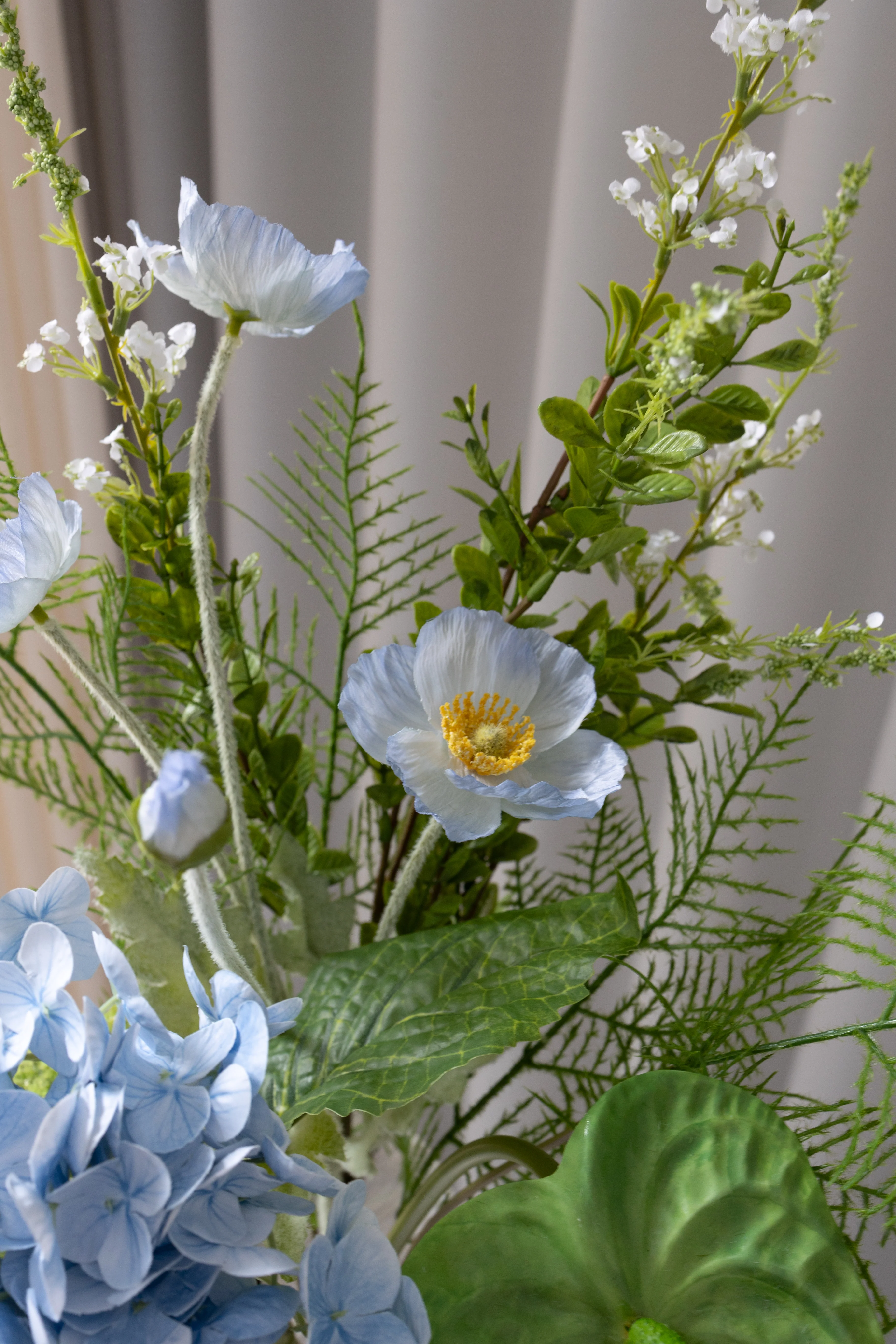 BLOOM OBJECTS  Kunstig Light Blue buket - multi