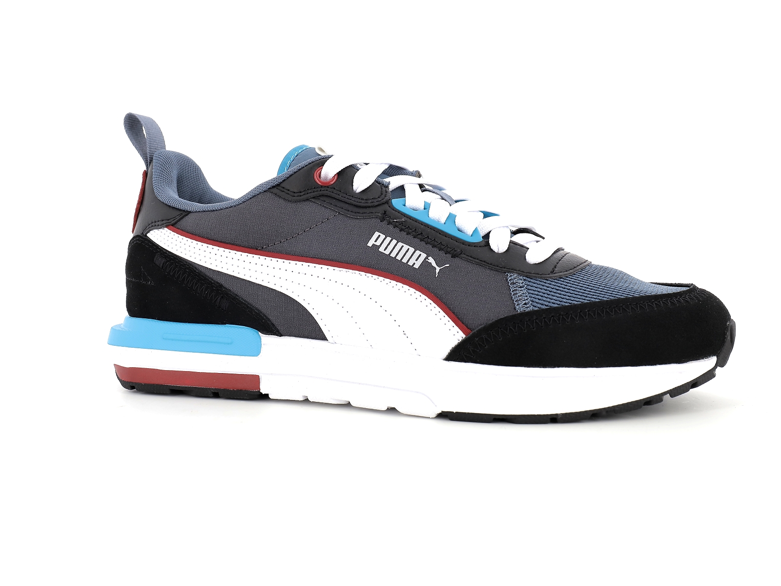 Puma-383462 Matières combinées Bleu
