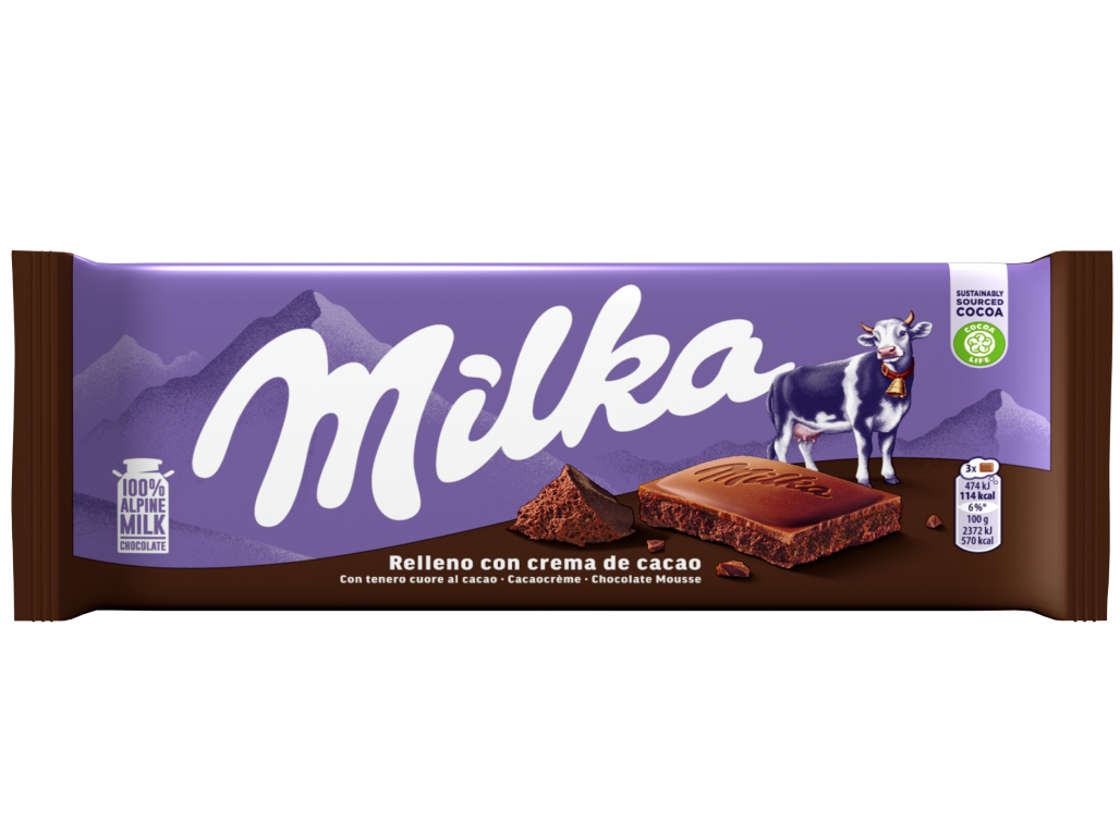CHOCOLATE MILKA CREME DE CACAU 100G