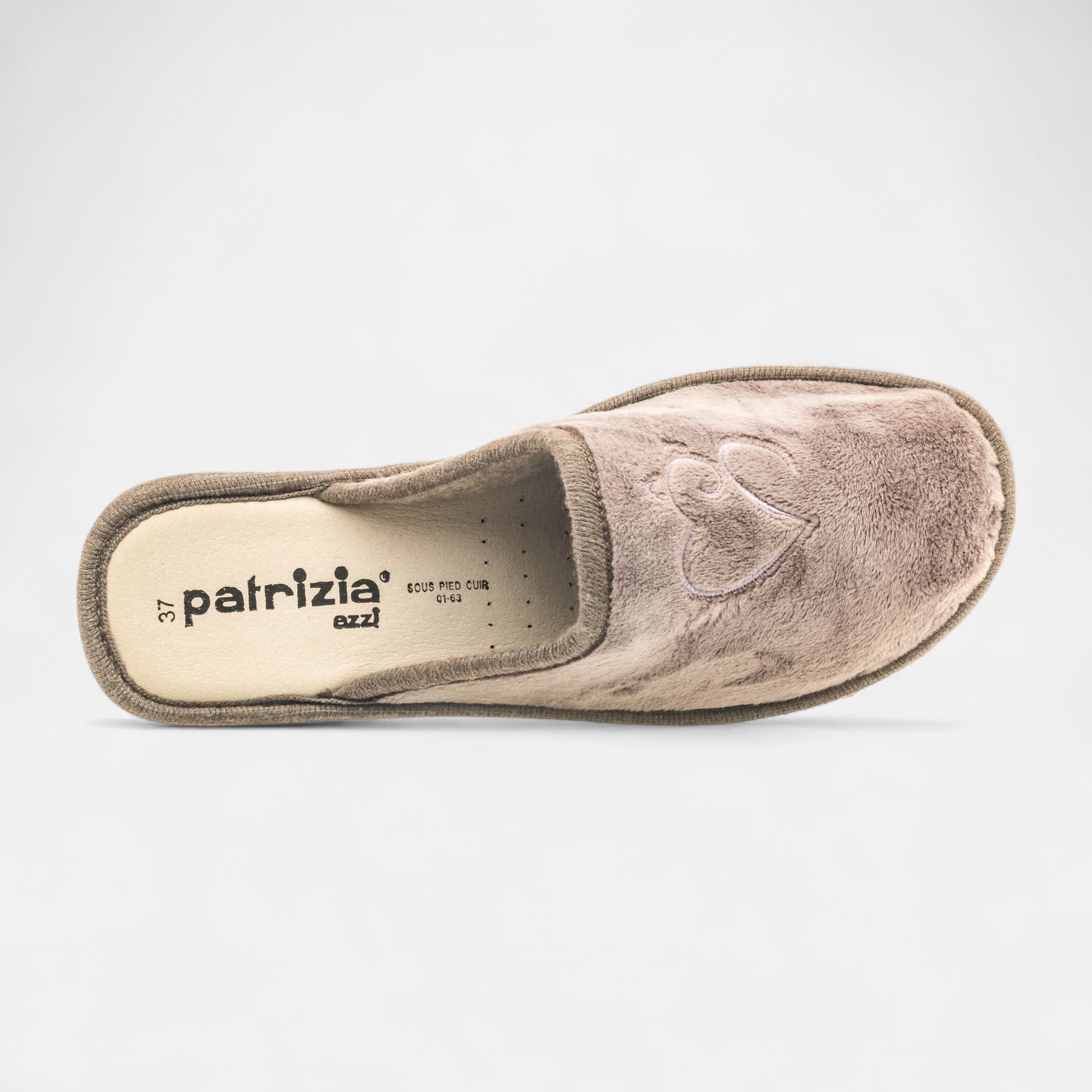 Pantoufles sabots Femme gris