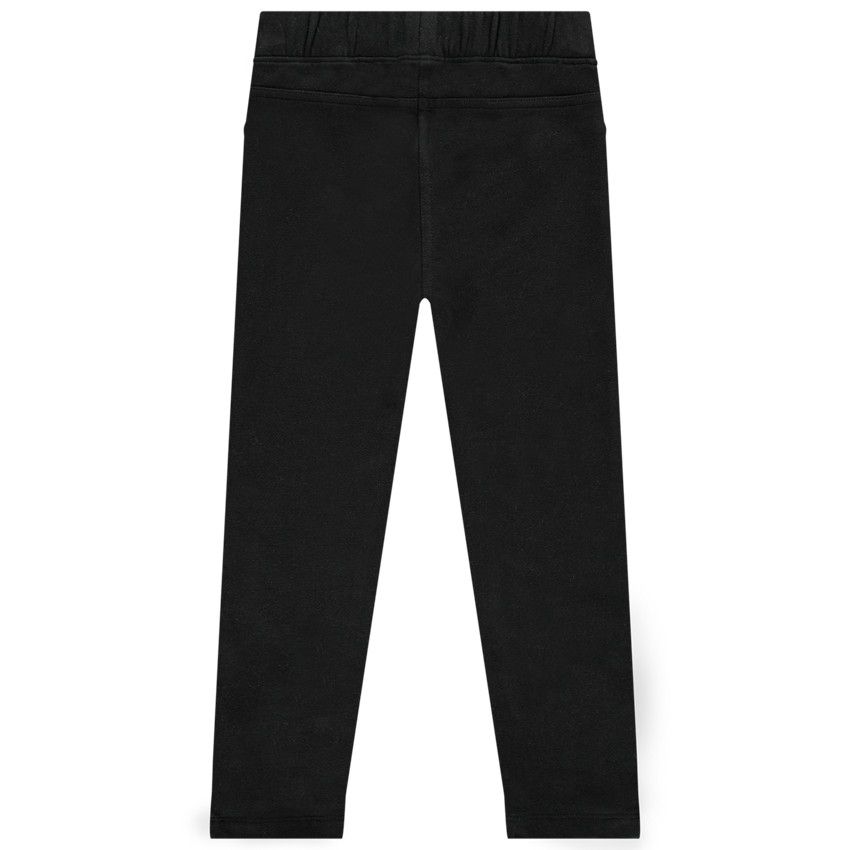 Jegging uni pour enfant fille - Noir