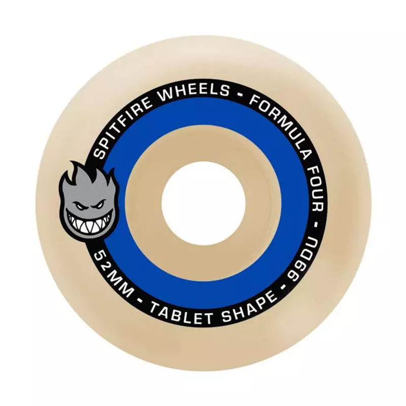 Roues skate SPITFIRE (jeu de 4) 52mm f4 99d tablet natural