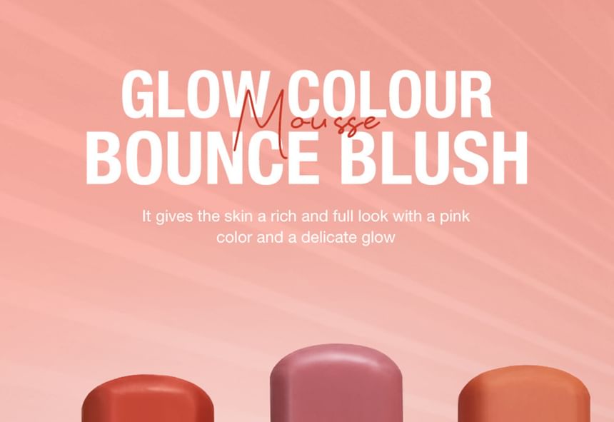 O.TWO.O - Glow Color Bounce Blush (1-3)