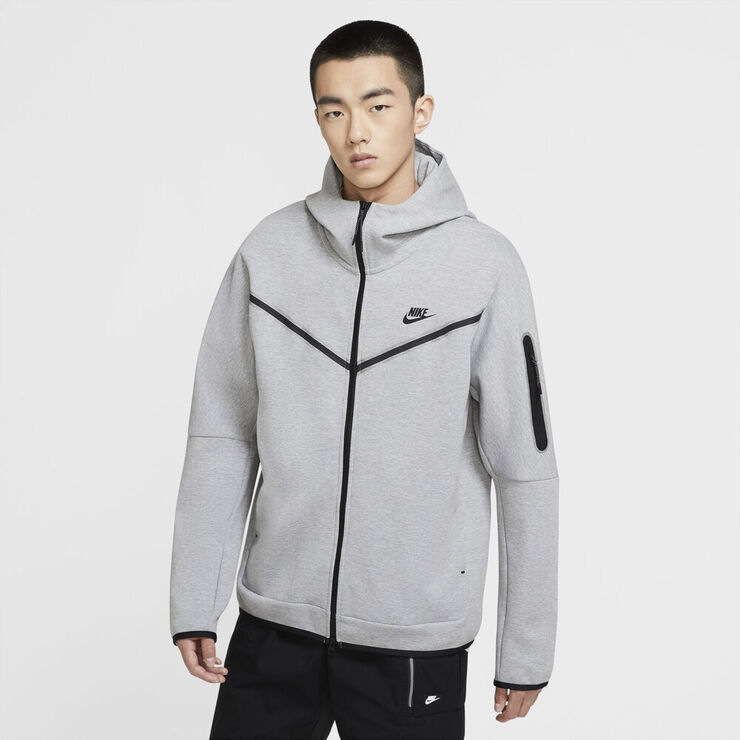 Nike Sportswear Tech Fleece Haettetroje Grå