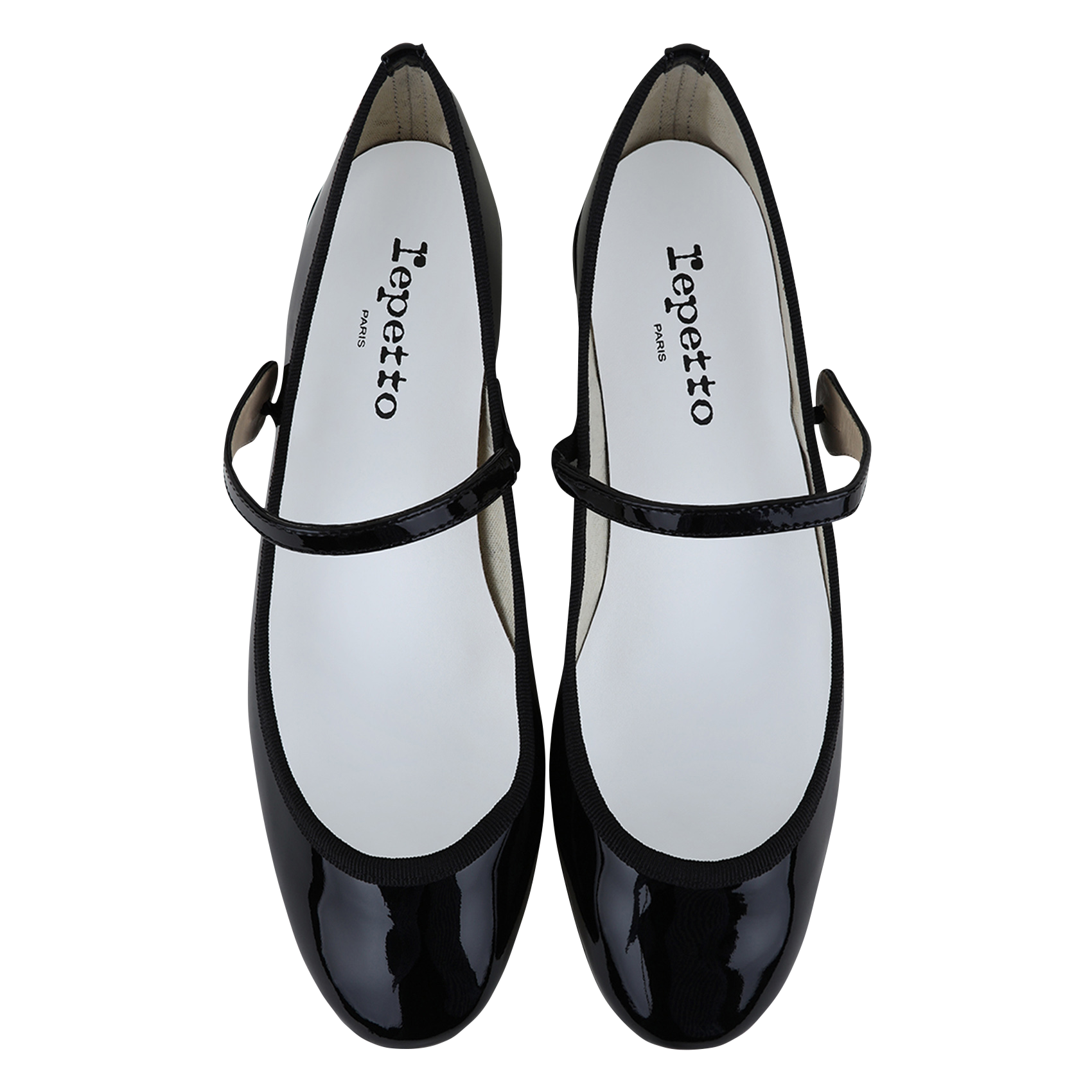 LIO - Babies en cuir vernis | Noir