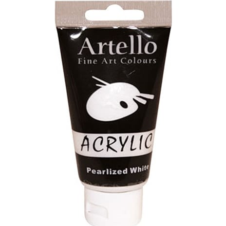 Artello akrylmaling 75 ml - Pearlized White