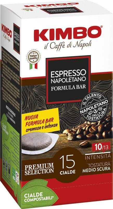 Kimbo - Espresso Napoletano - Koffiebonen - 15 E.S.E. pods