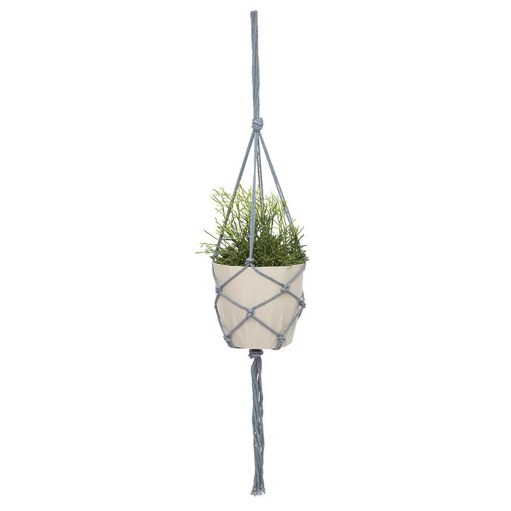 Suspension pour plantes en macramé