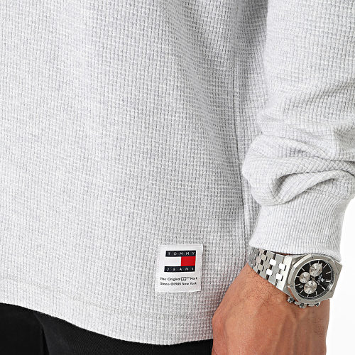 Pull Waffle 8435 Gris Clair