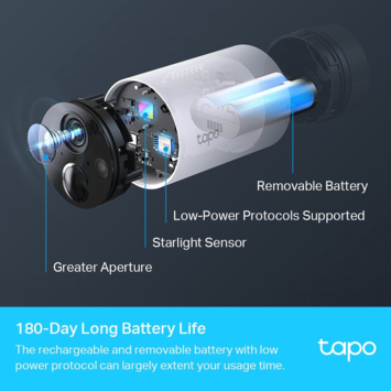 TP-Link Tapo TC420S2 2x beveiligingscamera's voor buiten 2.5K Ultra HD met batterij