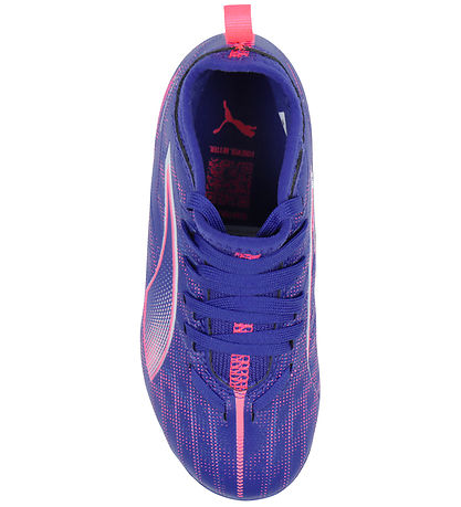 Puma Fußballschuhe - Ultra 5 Match FG/AG Jr - Lapislazuli/Weiß