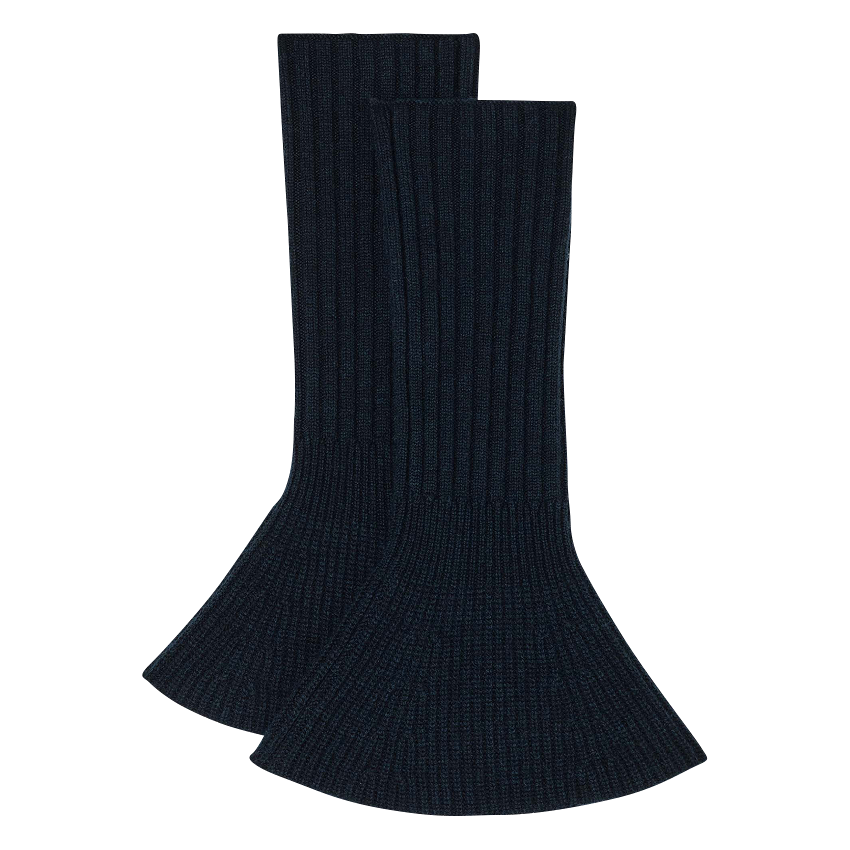 ALMA - Gants manchettes en laine| Bleu