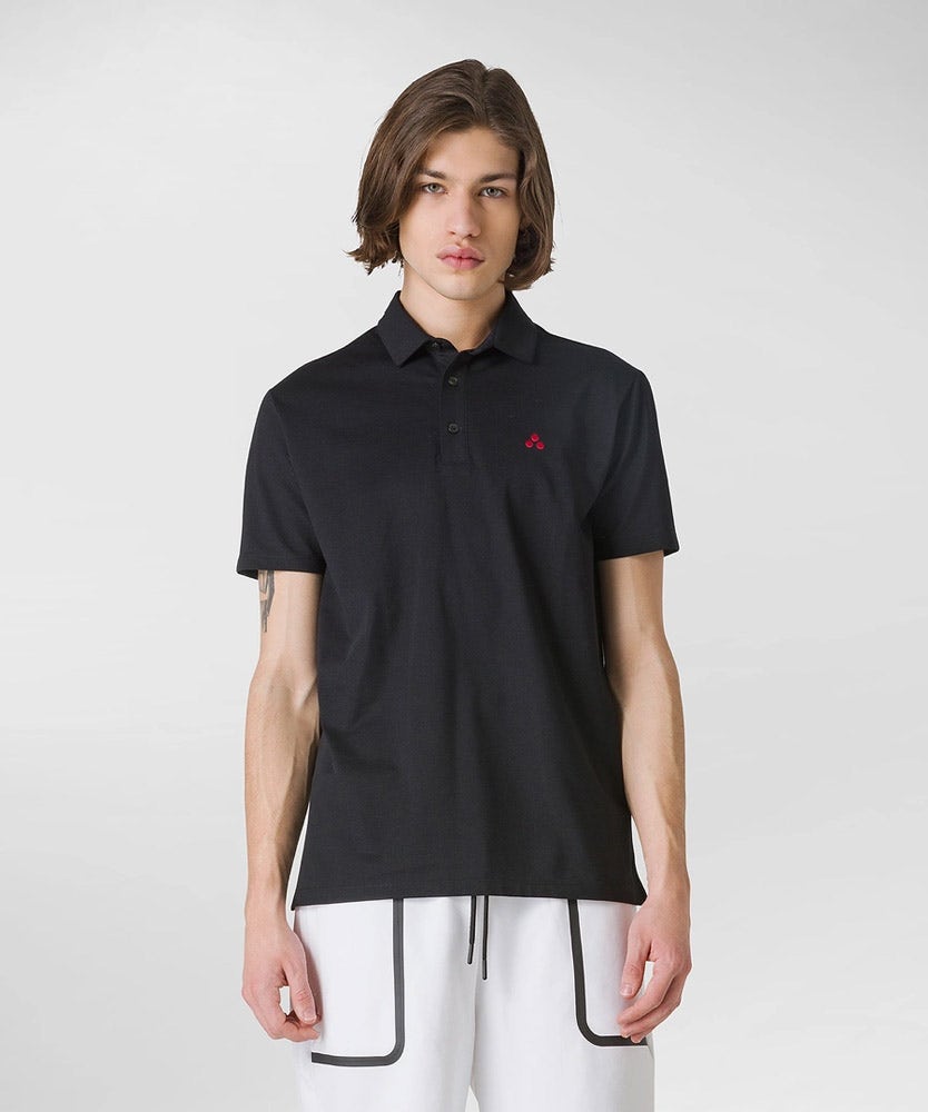 Peuterey  Comfortable Cotton And Silk Polo Shirt
