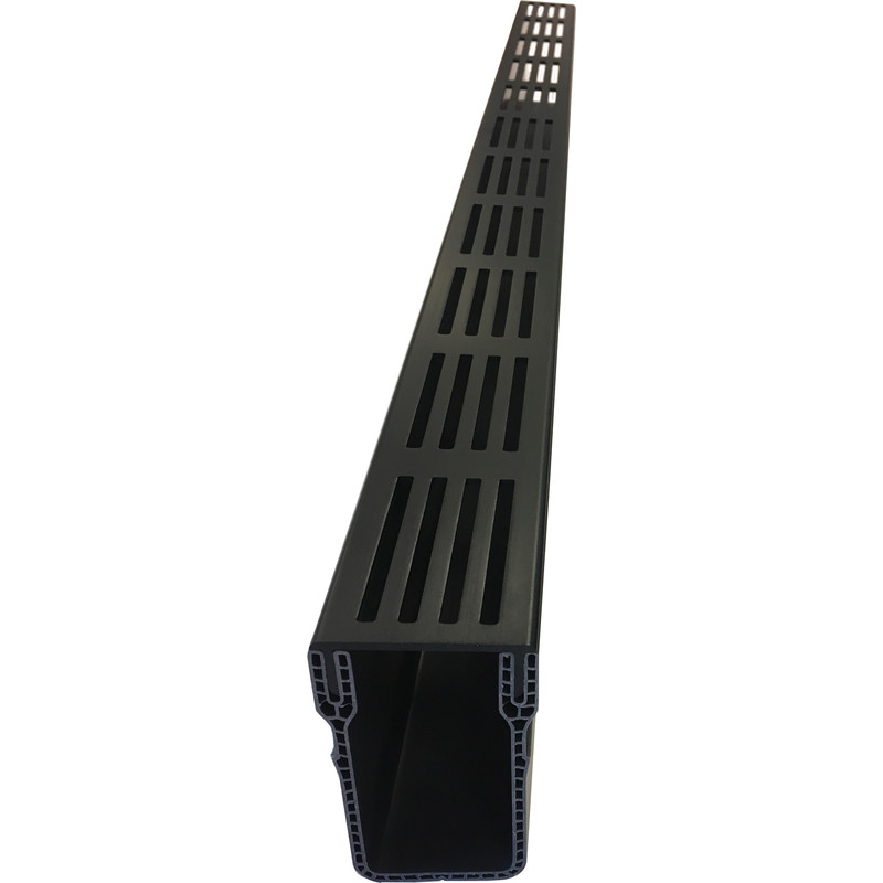 ACO Slimline Aluminium zwart 1000mm